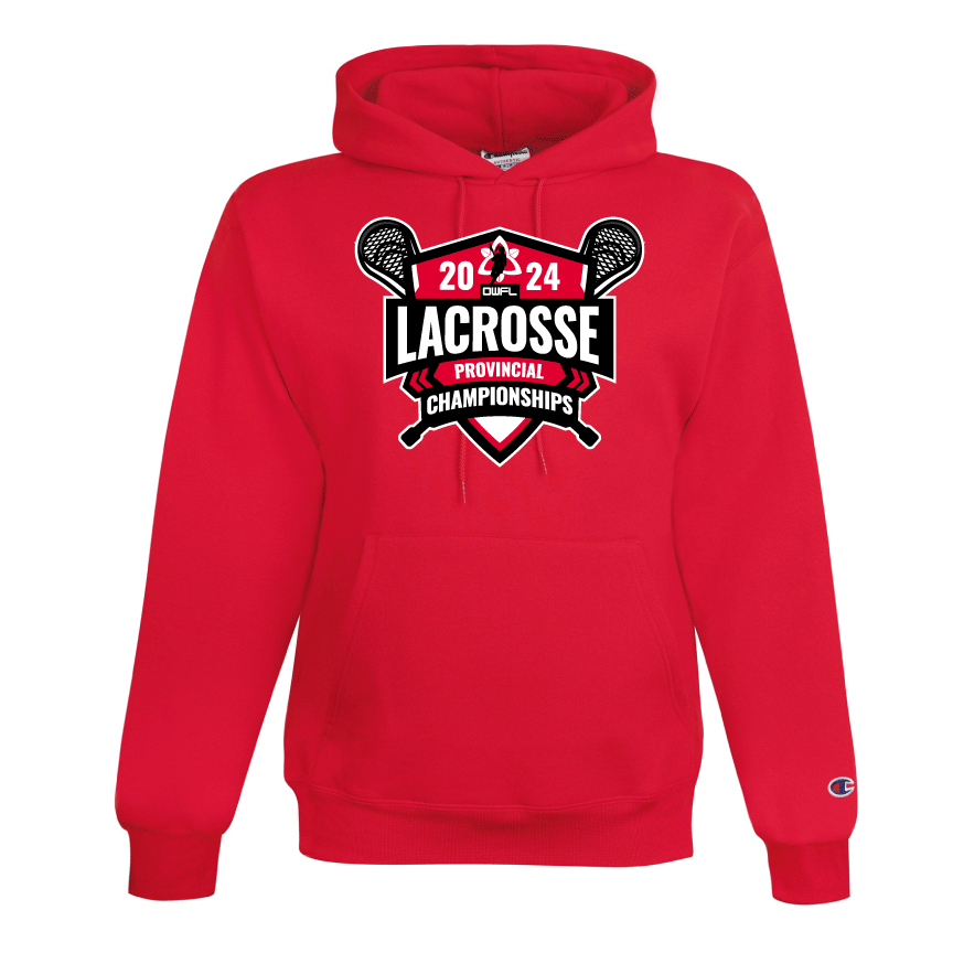 2024 LACROSSE PROVINCIALS CHAMPION FLEECE HOODIE muvwear