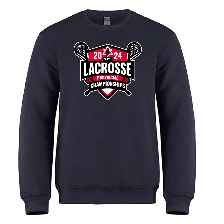 2024 LACROSSE PROVINCIALS FLEECE CREWNECK