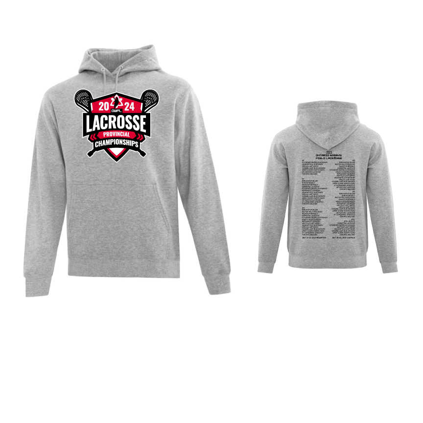 2024 LACROSSE PROVINCIALS FLEECE HOODIE