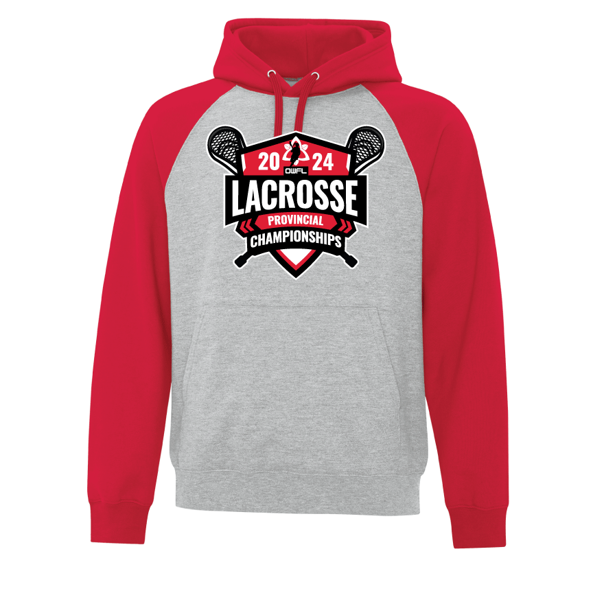 2024 LACROSSE PROVINCIALS FLEECE TWO TONED HOODIE