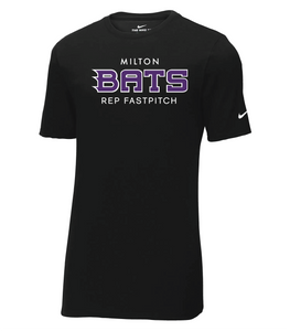 MILTON BATS - UNISEX NIKE DRI-FIT SHORT SLEEVE