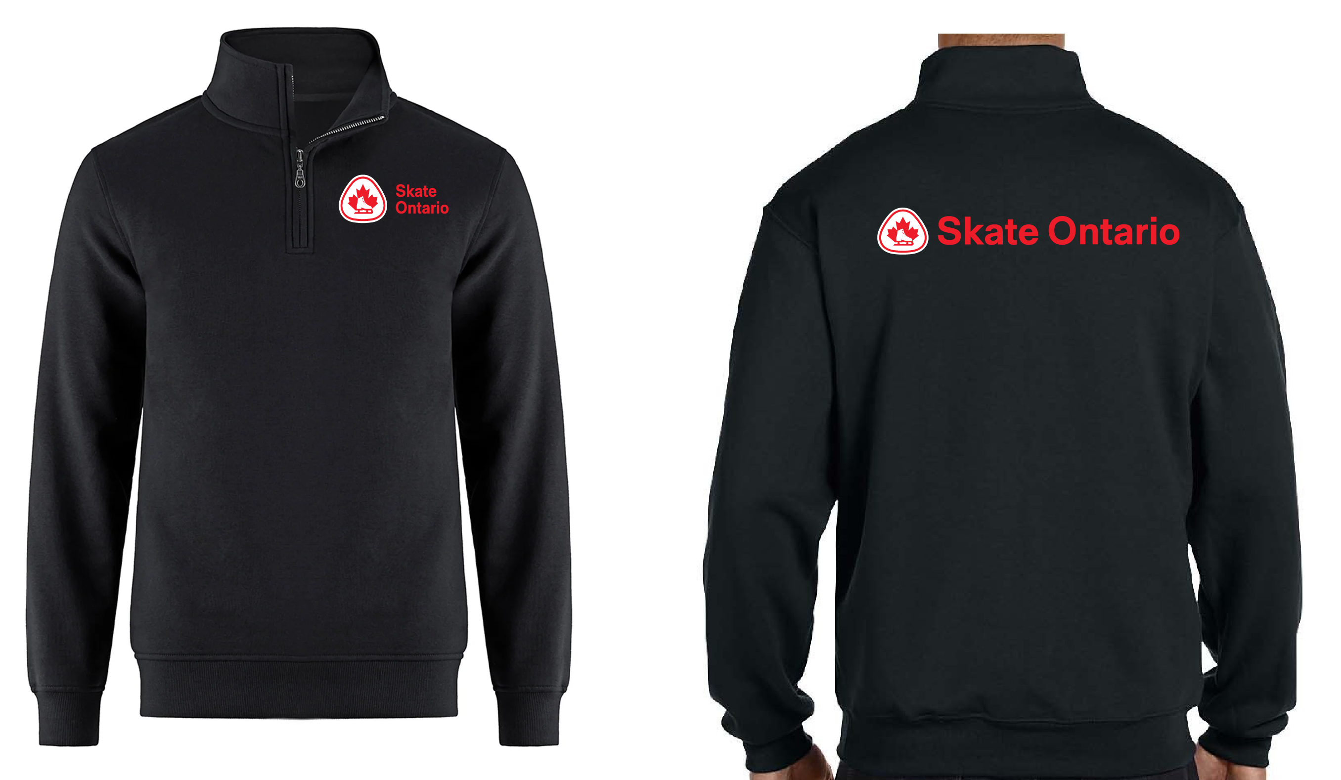 SKATE ONTARIO - 1/4 ZIP FLEECE PULLOVER