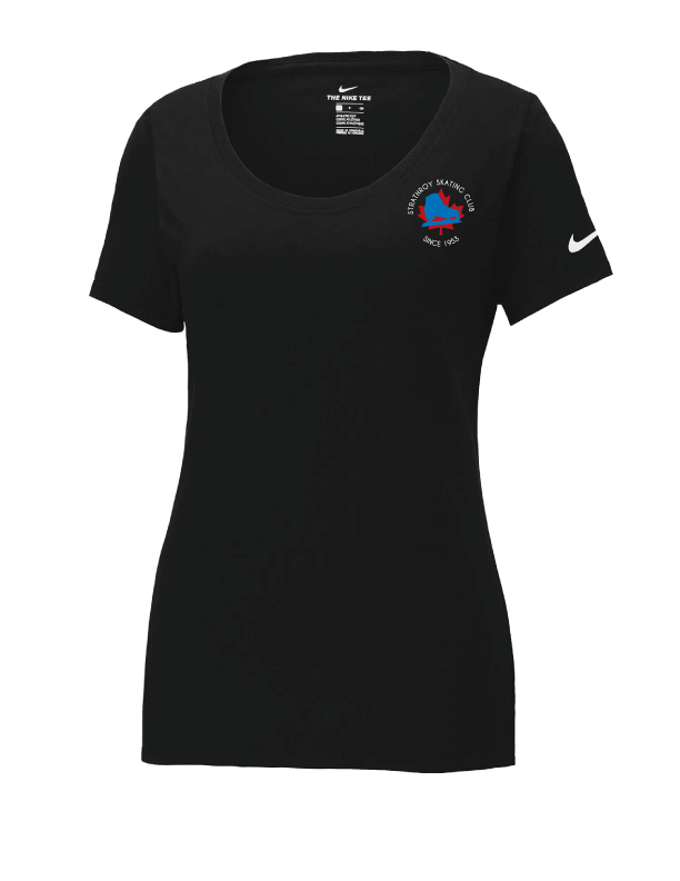 STRATHROY SKATING - WOMENS V NECK DRI-FIT T-SHIRT